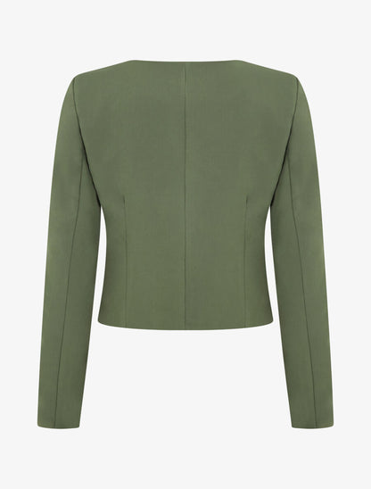Veste courte ouverte - Kaki - 2