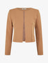 Veste courte ouverte - Camel - 1
