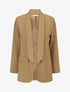 Blazer uni mi-long - Camel - 4