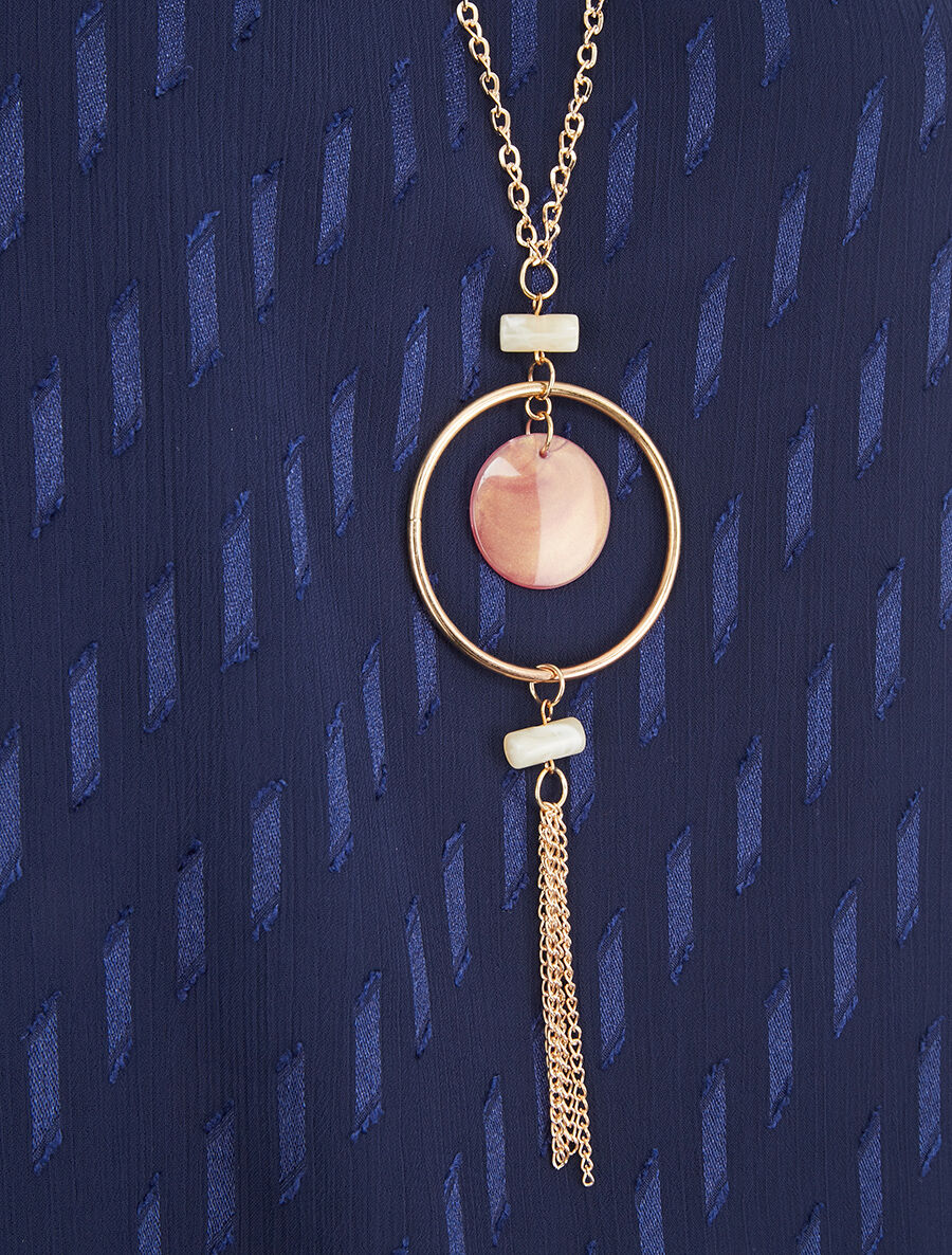 Top uni coupe boule - Marine - 3