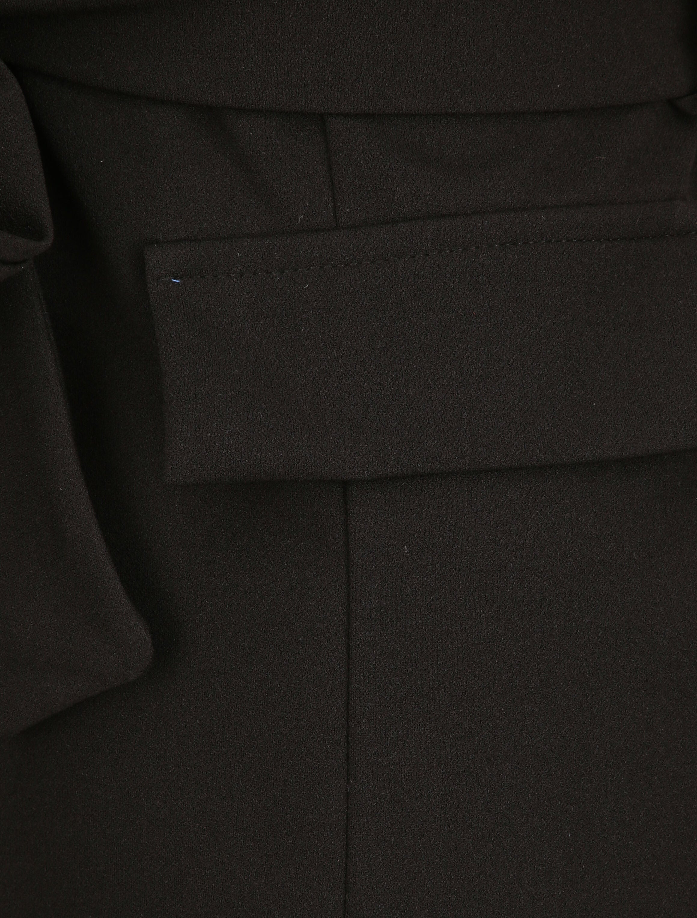 Veste unie cintrée - Noir - 3