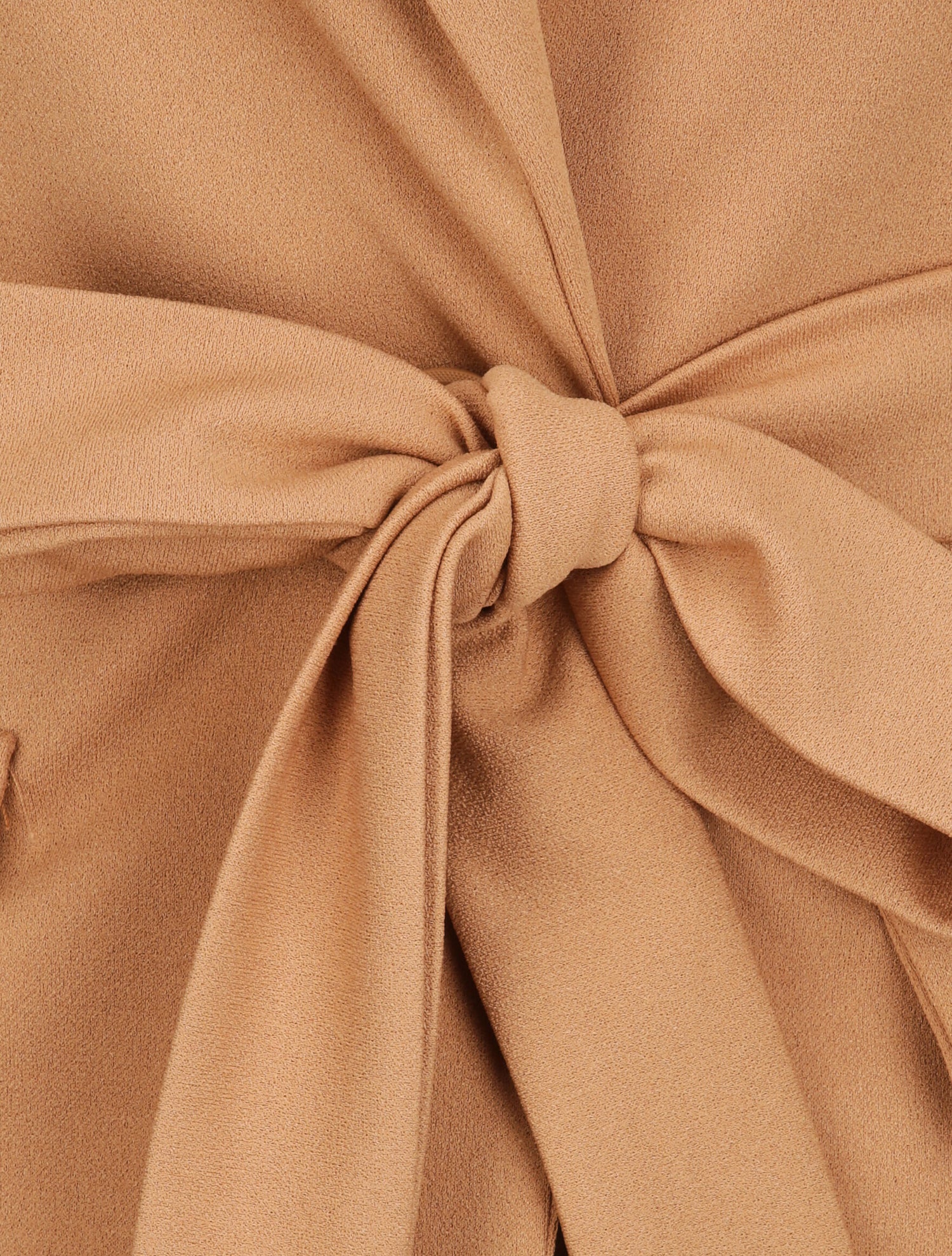 Veste unie cintrée - Camel - 3