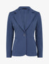 Blazer ajusté uni - Bleu charrette - 4