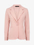Blazer ajusté uni - Rose pâle - 1