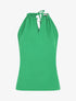Top droit sans manches col américain - Vert - 1