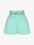 Short ample taille haute élastiquée - Vert d&