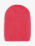 Bonnet uni en maille côtelée - Fushia - 4