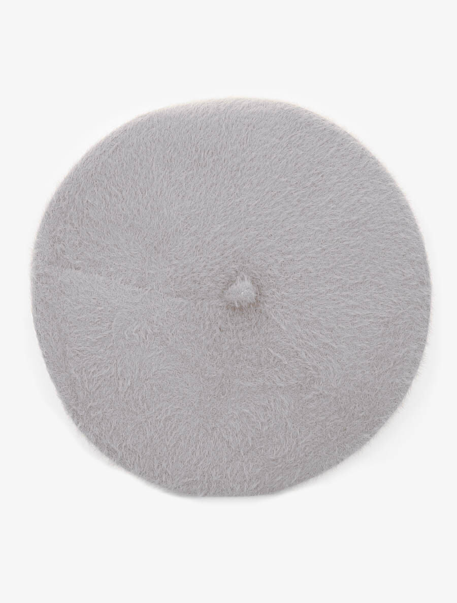 Béret duveteux - Gris - 4