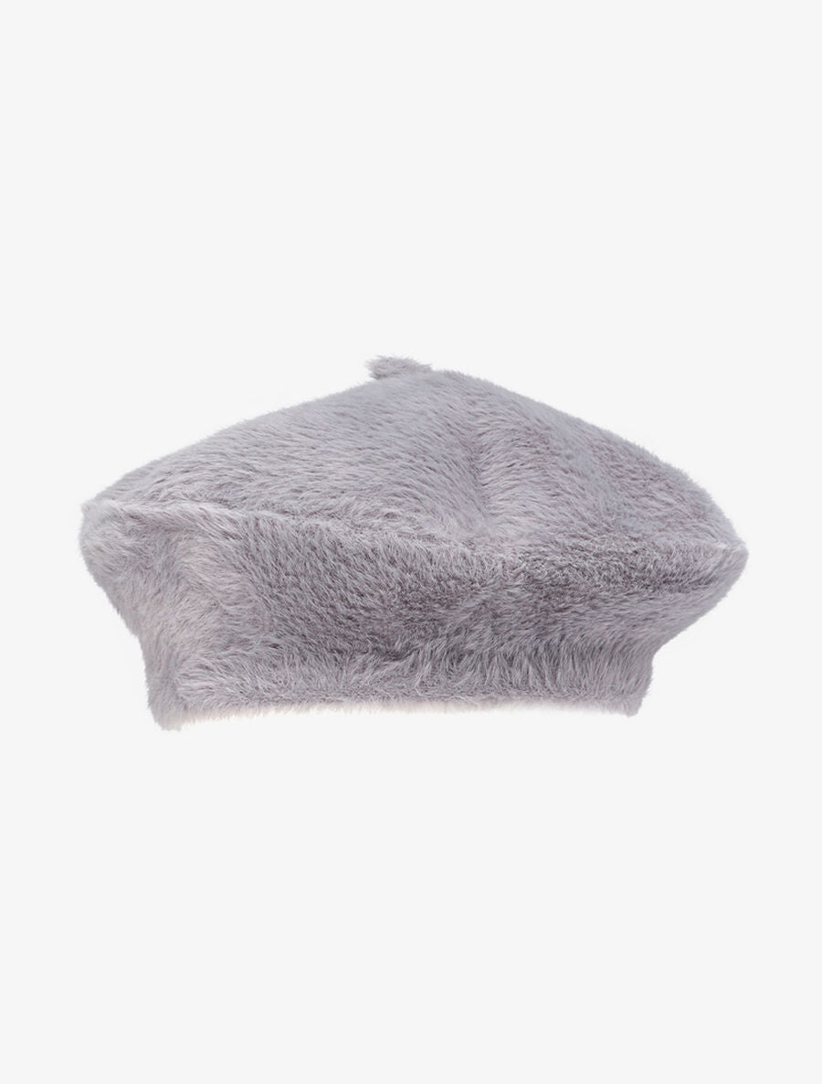 Béret duveteux - Gris - 2