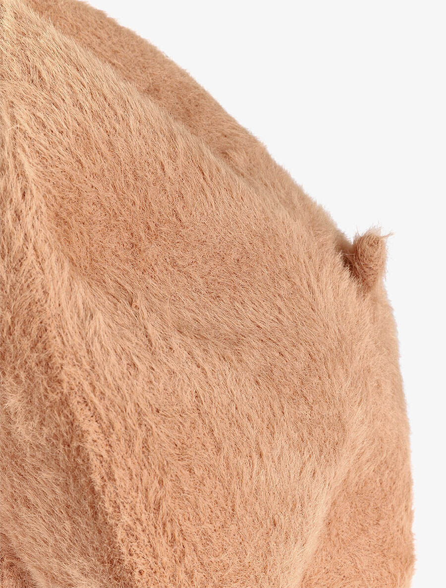 Béret duveteux - Camel - 3
