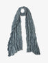 Foulard en coton effet froissé - Gris - 1