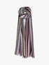 Echarpe à imprimé rayures stylisées - Gris foncé - 3