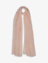 Foulard à motif éventails irisés - Rose pâle - 1