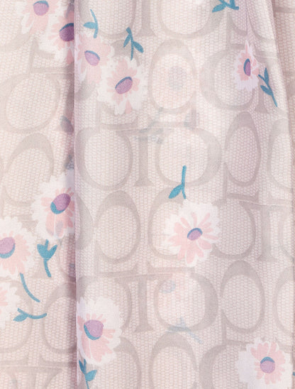Foulard imprimé pâquerettes - Gris - 3
