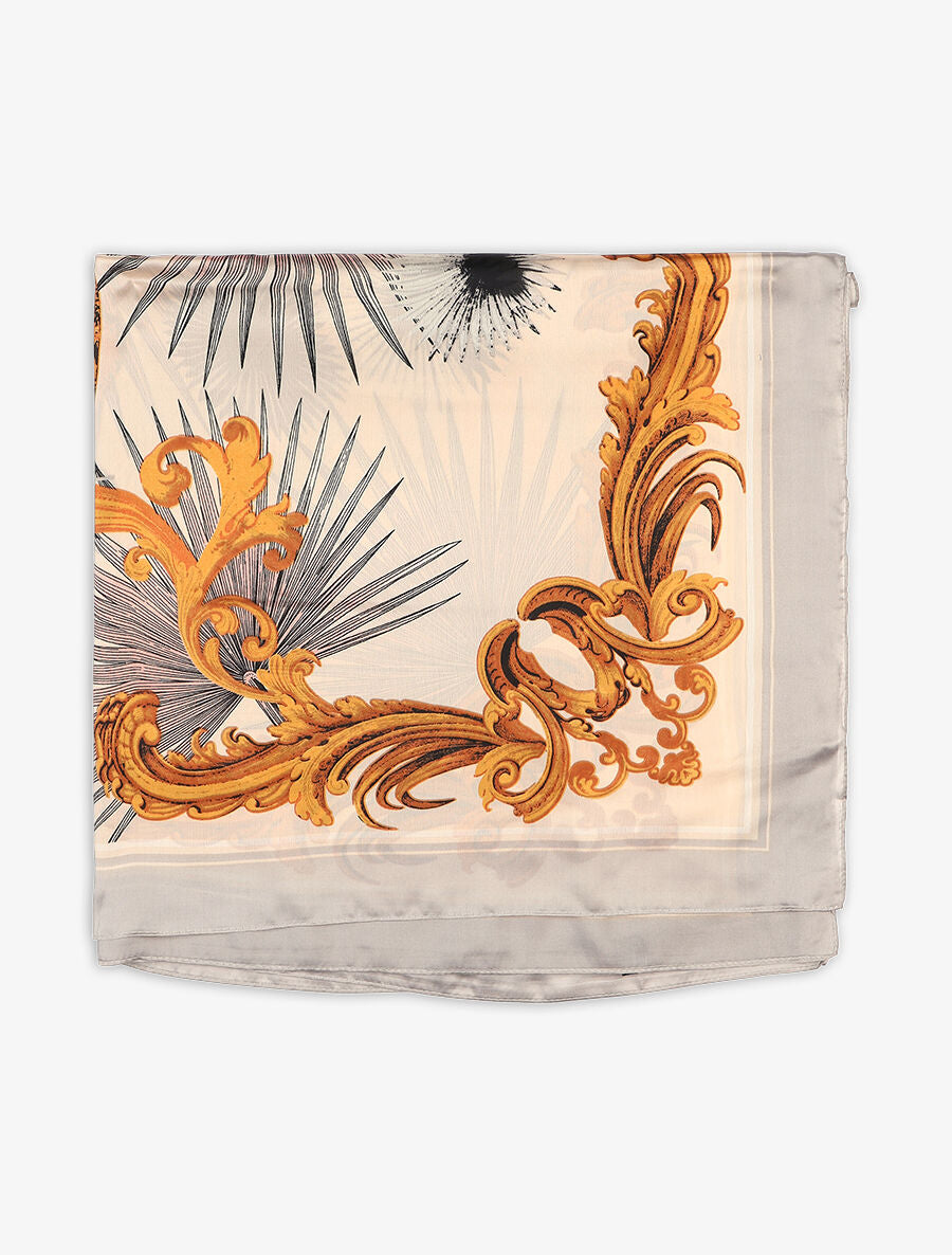 Foulard imprimé panthère - Beige - 2