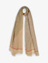 Foulard imprimé mosaïque - Beige - 1