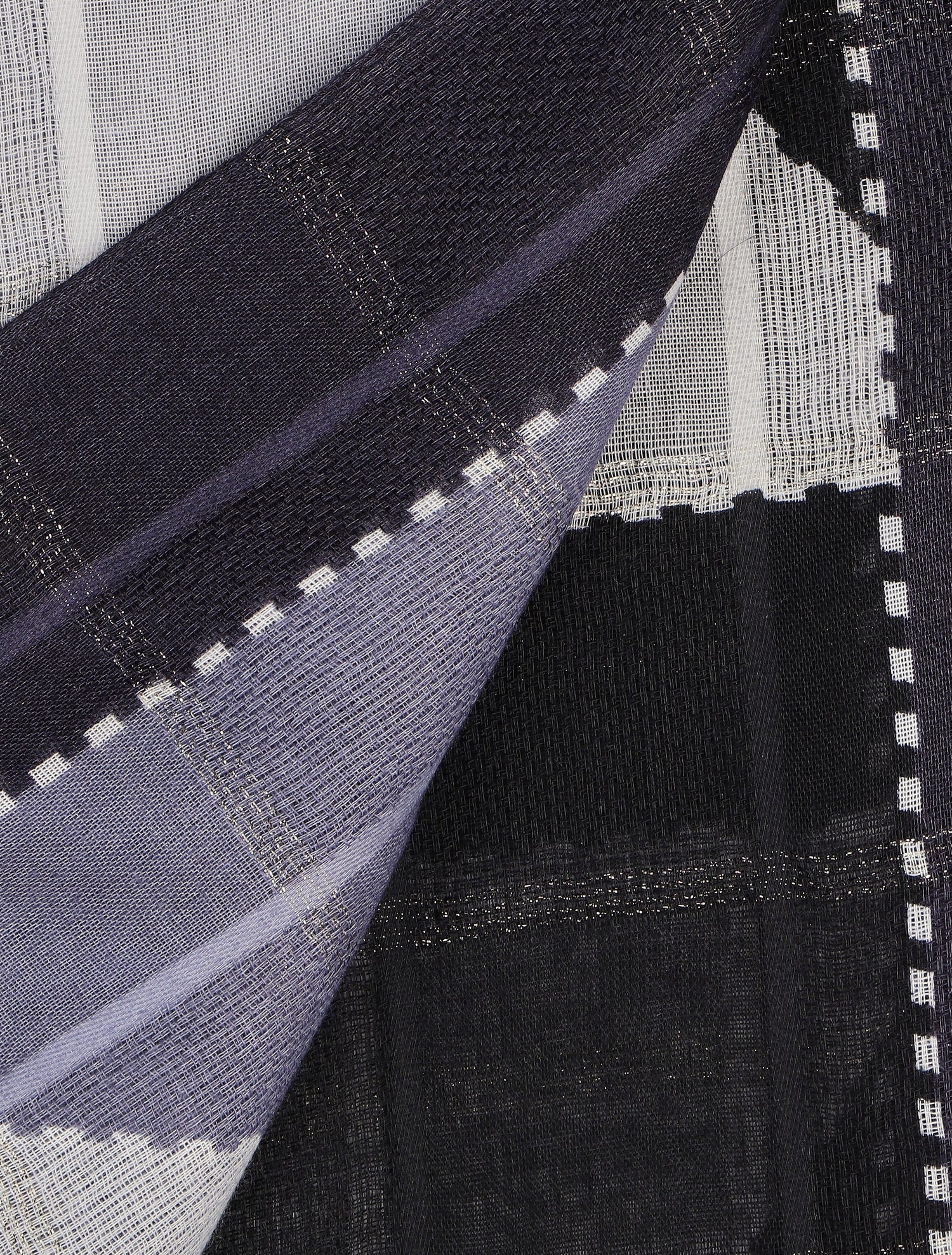Foulard irisé imprimé graphique - Gris - 3