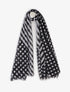 Foulard à carreaux - Noir/blanc - 1