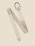 Ceinture bi-matière à boucle classique - Beige - 3