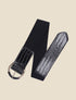 Ceinture croco à boucle ronde - Noir - 1