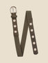 Ceinture à anneaux métalliques - Kaki - 3
