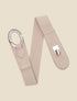 Ceinture en suédine à strass - Beige - 1
