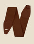 Ceinture unie élastiquée à crochet - Marron - 1