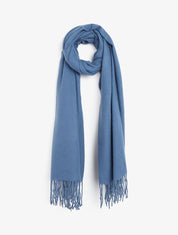 Echarpe en laine mélangée - Bleu - 4