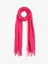 Echarpe en laine mélangée - Fushia - 1