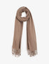 Echarpe en laine mélangée - Taupe - 1