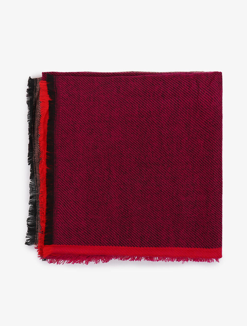 Foulard color block - Fushia - 2
