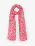 Foulard à petites fleurs irisées - Fuschia - 4