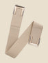 Ceinture élastiquée à boucle clip - Beige - 3