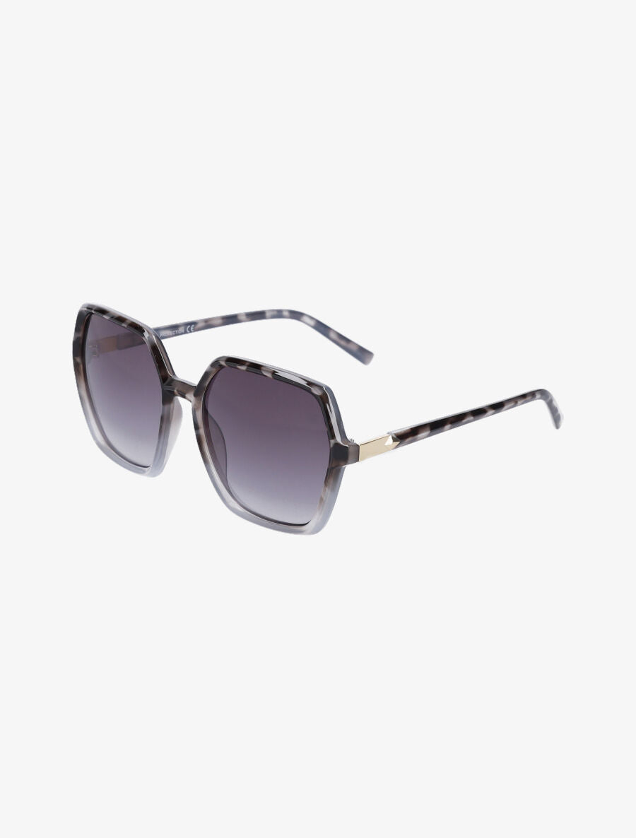 Lunettes de soleil oversize forme carrée - Gris - 2