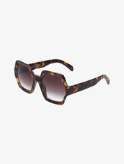 Lunettes octogonales oversize - Léopard - 2
