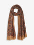 Foulard géométrique irisé - Taupe - 1