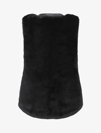 Veste sans manches à sangle décoratif - Noir - 2