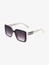 Lunettes de soleil carrés - Beige - 1