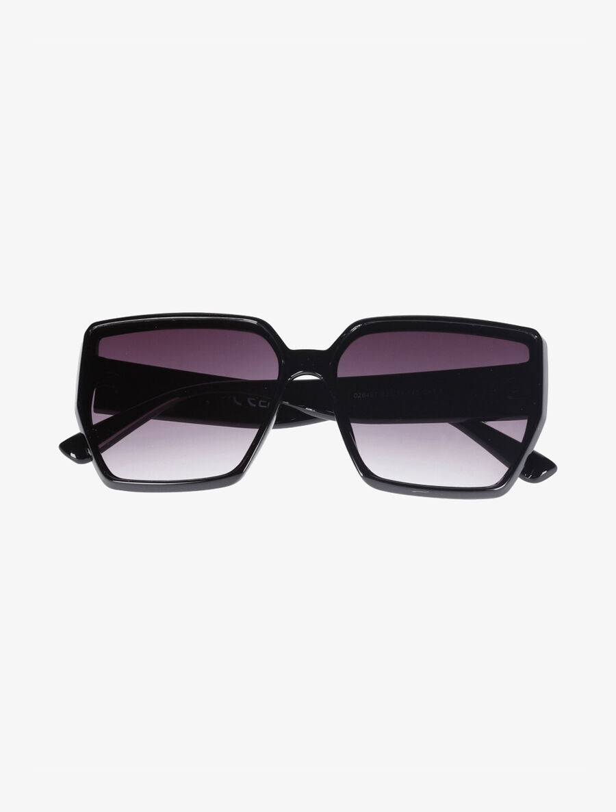 Lunettes de soleil carrés oversize - Noir - 2