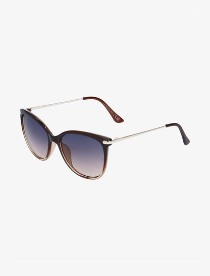 Lunettes de soleil rondes - Camel - 1