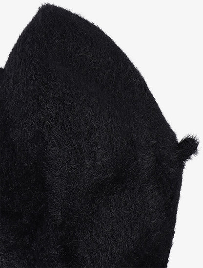 Béret duveteux - Noir - 2