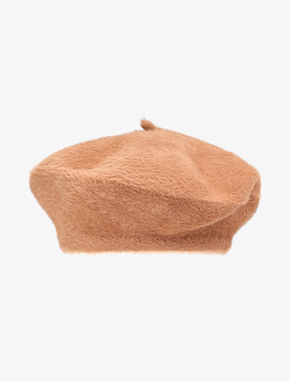 Béret duveteux - Camel - 1