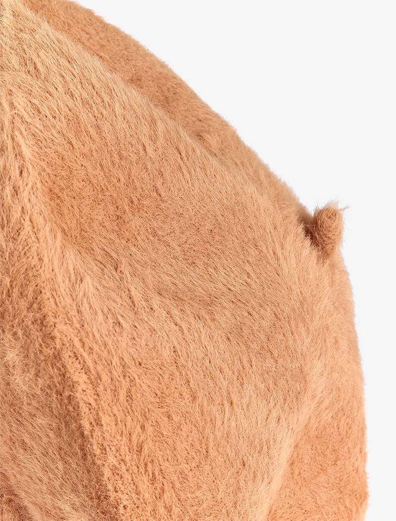 Béret duveteux - Camel - 2