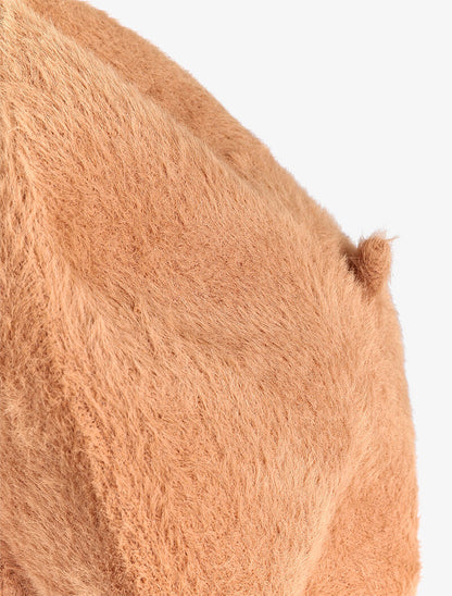 Béret duveteux - Camel - 2