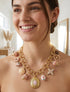 Collier à breloques fantaisies - Rose - 1