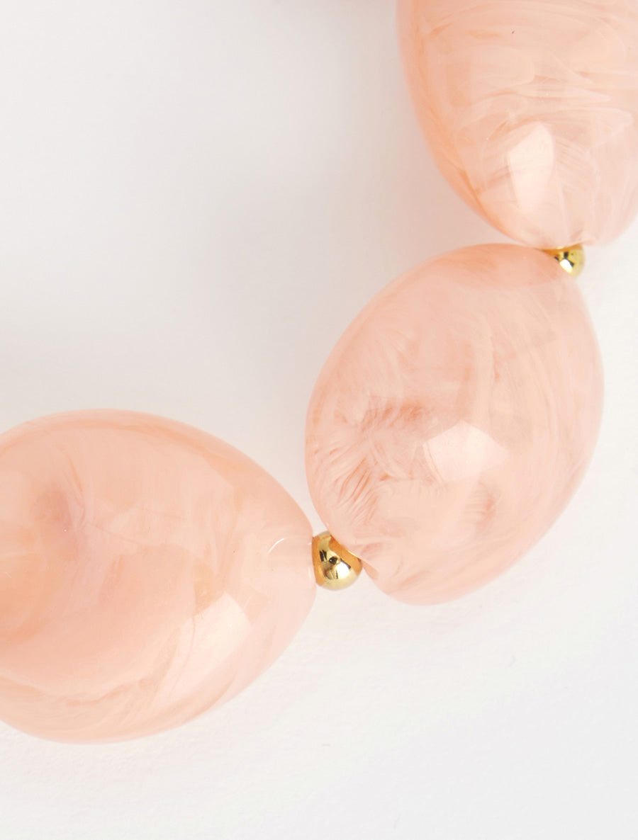 Bracelet à perles en résine - Rose - 3