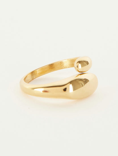 Bague croisée - Or - 2