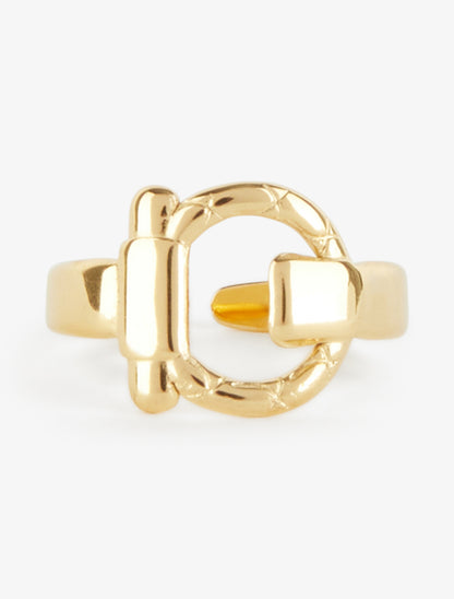Bague boucle ajustable - Or - 3