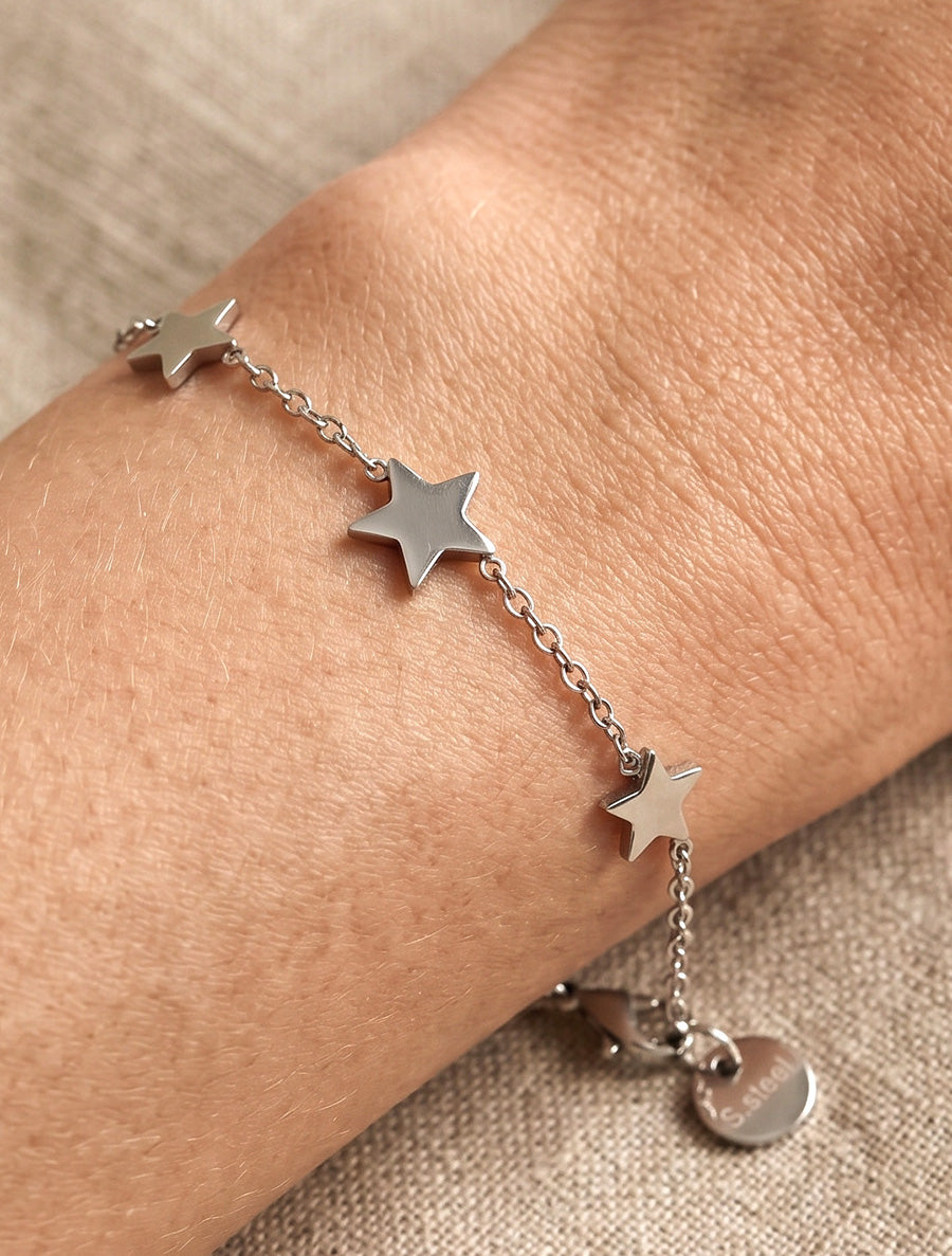 Bracelet à charms étoiles - Argent - 1