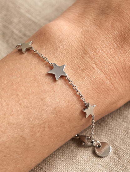 Bracelet à charms étoiles - Argent - 1